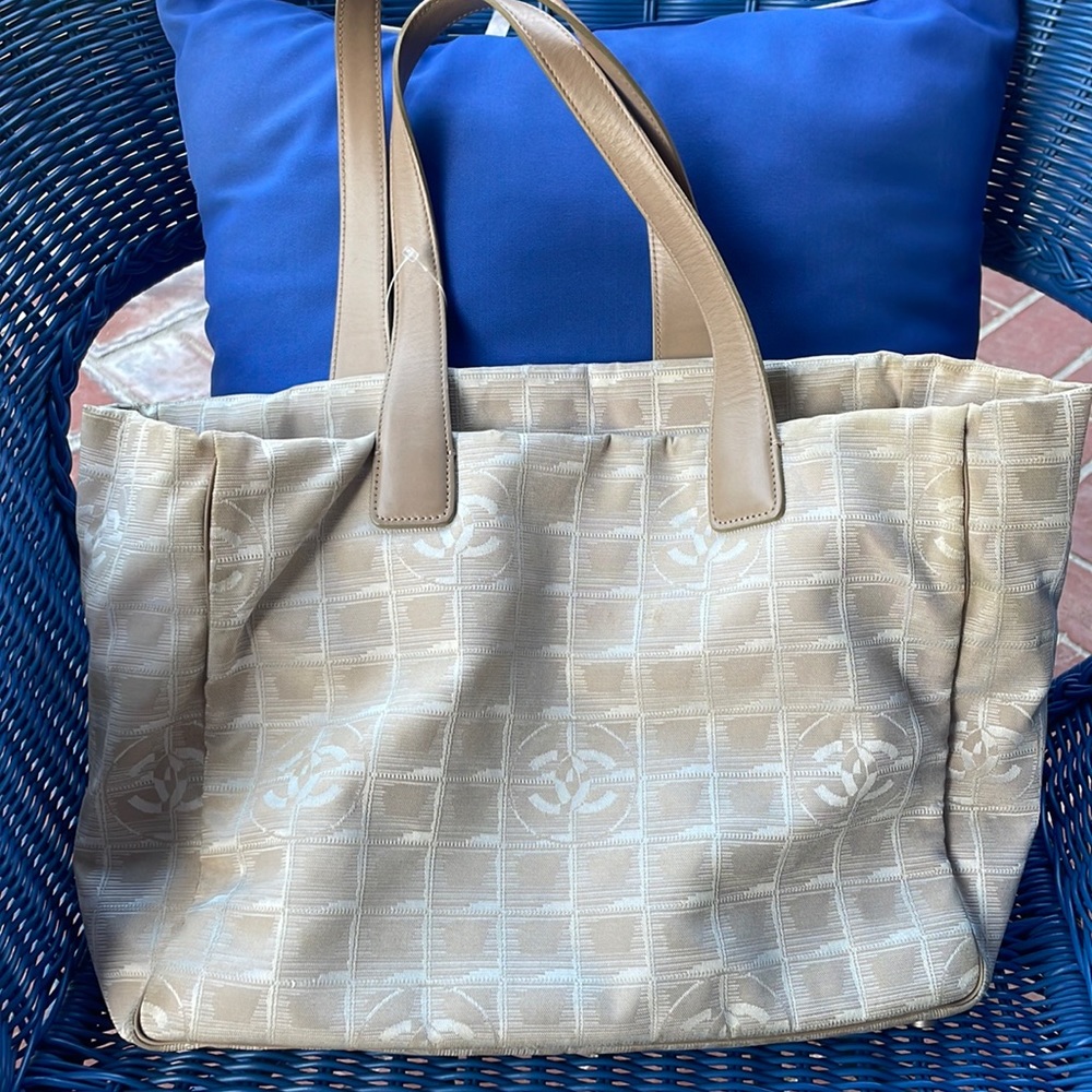 Chanel Beige travel line Tote Bag